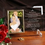 Romance will be in the air after she receives her beautifully Engraved Couple Glass Picture Frame. This attractive Personalized Picture Frame with Love Poem makes a great gift for any special person in you life: Wife, Husband, Mom, Dad, Girlfriend, Boyfriend or any special friend. Poem Reads: I’m glad there’s you to smile at me And brighten up my day, To share my thoughts and understand The things I do and say. I’m glad there’s you to laugh with me At ordinary things, To show me what is special, In everything life brings. I’m glad there’s you to be with,. And I think it’s time you knew, Just how happy you have made me And how glad I am there’s you! 