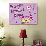 Decorate her royal bedroom with her own Personalized Princess Wall Canvas. Perfect for your little princess, this Personalized Princess Canvas is the ideal gift for her birthday, Christmas or any celebration. 