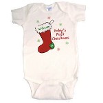 Keep your precious little one comfortable all Christmas Day in this Personalized 1st Christmas Creeper. Even if you have to change your little baby into another Christmas outfit, our Personalized Christmas Creeper will still look great.