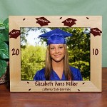 Graduation Day, a day you have worked hard to achieve over these many years. A milestone event in ones life is beautifully honored by a Personalized Graduation Frame holding your Graduation photo. This handsomely engraved graduation keepsake makes a perfect gift for the Graduate or the Graduates parents. Our Engraved Graduation Picture Frame makes a great Personalized Class of 2010 Graduation Gift.
