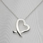 Our Tiffany inspired heart slide necklace makes a trendy and keepsake gift idea for special occasions, holidays and celebrations.
