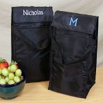 Make taking a healthy lunch to school or work even more enjoyable with a Personalized Lunch Bag. The perfect lunch accessory which makes it easy to identify your lunch bag when it is in the company refrigerator or in the cafeteria lunch room. 
