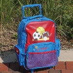 If your little guy loves to play sports then he will love to travel in style with our Embroidered Sports Travel Luggage. A fun way to make sure your child is organized while taking his trips to school or just to Grandma and Grandpas house for the weekend.  