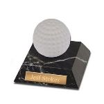 Resting proudly on an impressive 4” x 4” x 3.5” black marble base, this crystal golf ball is absolutely perfect for any golfer. Whether the person is a professional golfer or just enjoys playing golf, you won’t find a more suitable gift. Our free engraving services make this a savvy idea for adding a personal touch to the same gift for the individual members of a group. Consider this as a way to say “thanks” to participants who donate their time to play in charity golf tournaments, golf instructors, members of a high school or college golf team or the pro at your local golf club.