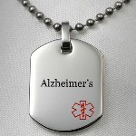 This 316L stainless steel Medical pendant works well for all ages. It has a high polished finish with "Alzheimers" pre-engraved by a laser. The medical symbol is also pre-engraved by laser and filled with red. Made of 316L Surgical Stainless Steel. Most medical jewelry on the internet is 304 Stainless. Although both are hypoallergenic 316L is non-corrosive. It is also known as "marine grade" stainless steel due to its increased resistance to chloride corrosion compared to type 304.
