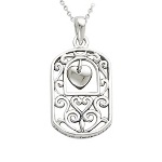 The Heart - Jewelry that will open a window for others to see what is in your heart. Our sterling silver necklace has a special meaning card. The etched words on the side make this a truly memorable gift. 