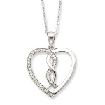The Heart - Jewelry that will open a window for others to see what is in your heart. Sterling Silver with 18" chain.