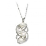 Sterling Silver Cultured Pearl Pearls Of Love 18in Necklace. This beautiful piece includes a poem as part of the gift. Sterling Silver Cultured Pearl Pearls Of Love 18in Necklace 