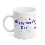Full of color our mug is a great way to show a bit of appreciation towards an employer. Personalize with a message or appreciation. This bright white hard coated ceramic mug has a glossy finish and holds 11 ounces of your favorite drink.