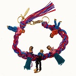 Worry Dolls - These are your childhood worry dolls on a hand woven bracelet in a vibrant mix of colors. Guatemalan legend has it that if you tell your worries to your Worry Dolls and put them under your pillow before you go to sleep your worries will be gone in the morning. Wear our Worry Dolls and feel worry free!! Colorations of the braids may vary. Also comes in a pouch!! Made In USA