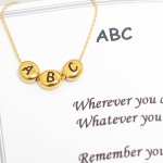 Our ABC Silver necklace is a great gift idea for so many gift occasions. The shiny silver letters float on a thin chain and come packaged in a special package. Great for new teachers, end of year teacher gifts, even kids entering preschool or kindergarten.