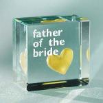 He will always be the first man you ever loved. No one will ever be able t replace the father of the bride. Let your dad know just how much he means to you. A special gift idea for the special man in your life.