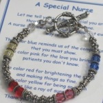 Our Nurse Appreciation Bracelet is a keepsake gift idea for a graduating nurse, retiring nurse or as a special gift for a nurse during nurse appreciation. Each color stone signifies a special quality which serves as a gentle reminder that the work of a nurse is important and meaningful.