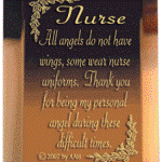 Say thank you to a special nurse with our Reflections Bronze Nurse Gift.