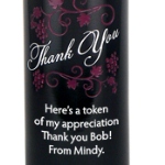 Truly express your gratitude with etched wine or champagne bottles for a great corporate wine gift idea. Say thank you to a boss, co-worker or special customer in a keepsake way. Dont skip out on a great corporate wine gift as your recipients will surely be grateful. Each etched wine or champagne bottle is exquisitely etched and engraved, then skillfully hand-painted, creating a stunning piece of artwork for you or your lucky recipient! Finally - personalized with your custom message. 